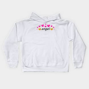 Angel Black Kids Hoodie